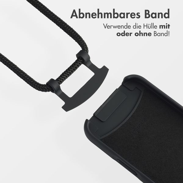 imoshion Color Backcover mit abtrennbarem Band MagSafe für das iPhone 16 Pro - Black