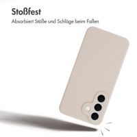 Accezz Liquid Silikoncase mit MagSafe Samsung Galaxy S26 FE - Stone