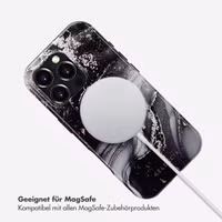 Selencia Vivid Rückabdeckung mit MagSafe Apple iPhone 16 Pro - Chic Marble Black