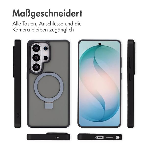 Accezz Ring Stand Backcover mit MagSafe Samsung Galaxy S26 Ultra - Schwarz