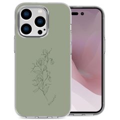 imoshion Design Hülle für das iPhone 14 Pro - Floral Green