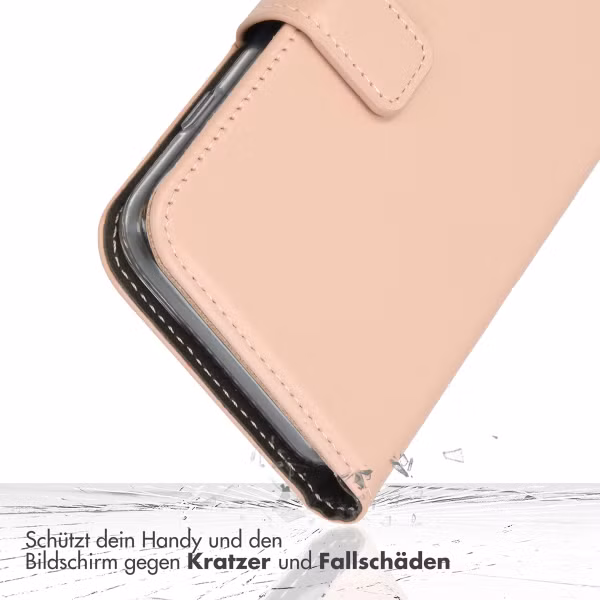 Selencia Echtleder Klapphülle Samsung Galaxy S25 Plus - Dusty Pink