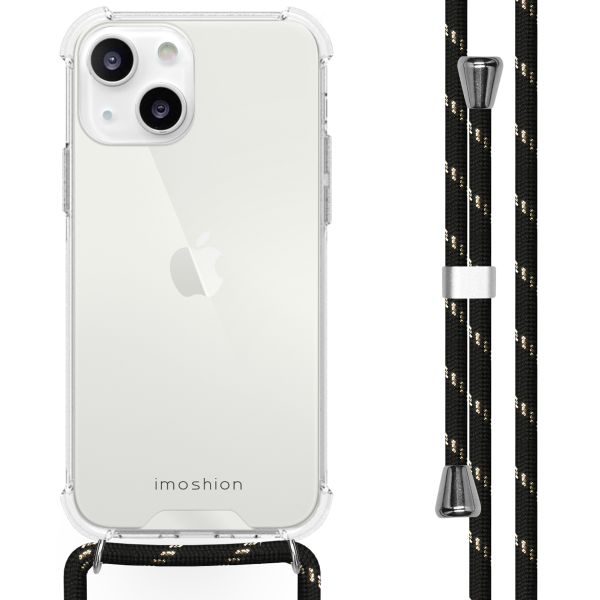 imoshion Backcover mit Band Apple iPhone 13 - Schwarz & Gold