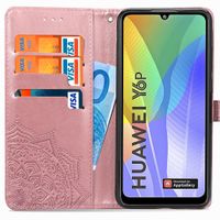 imoshion Mandala Klapphülle Huawei Y6p - Roségold