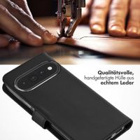 Selencia Echtleder Klapphülle Google Pixel 11 / 11 Pro - Schwarz