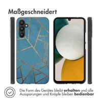 imoshion Design Hülle für das Samsung Galaxy A34 (5G) - Blue Graphic