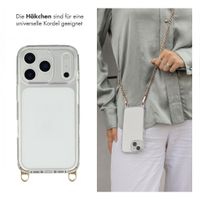 Selencia Backcover mit abnehmbaren Haken Apple iPhone 18 Pro / 17 Pro - Transparent