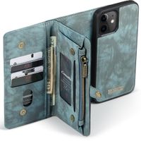 CaseMe Luxuriöse 2-in-1-Portemonnaie-Klapphülle Leder iPhone 12 Mini