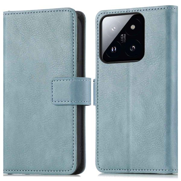 imoshion Luxuriöse Klapphülle Xiaomi 14T Pro - Hellblau