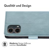 imoshion Luxuriöse Klapphülle Motorola Moto G85 - Hellblau