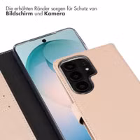 Selencia Echtleder Klapphülle Samsung Galaxy S26 Ultra - Dusty Pink