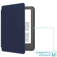 imoshion Slim Hard Case Klapphülle Amazon Kindle (2024) / Amazon Kindle (2022) 11th gen - Dunkelblau