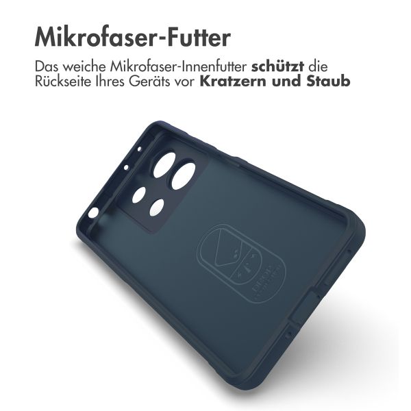 imoshion EasyGrip Back Cover für das Xiaomi Redmi Note 13 (5G) - Dunkelblau