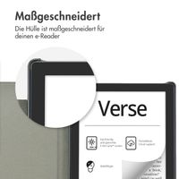 imoshion Canvas Sleepcover Klapphülle Pocketbook Verse / Verse Pro / Verse Pro Color / Vivlio Light / Light HD - Peach