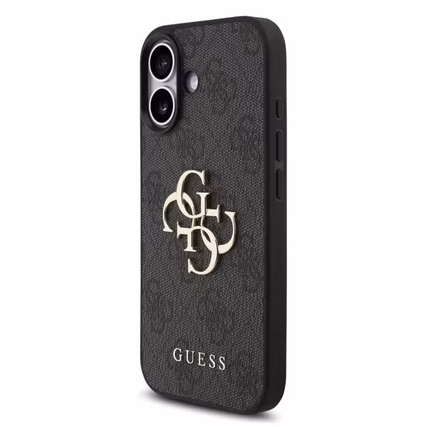 Guess 4G Metal Logo Back Cover Apple iPhone 17 - Schwarz