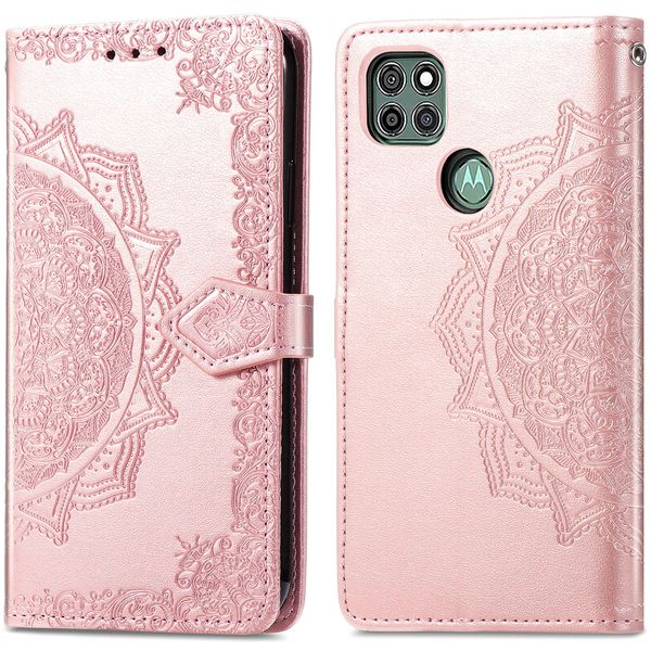 imoshion Mandala Klapphülle Motorola Moto G9 Power - Roségold