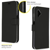 Accezz Wallet TPU Klapphülle Samsung Galaxy Xcover 6 Pro - Schwarz