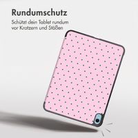 imoshion Design Trifold Klaphülle Apple iPad 11 (2025) 11 Zoll A16 / iPad 10 (2022) 10.9 Zoll - Happy Dots