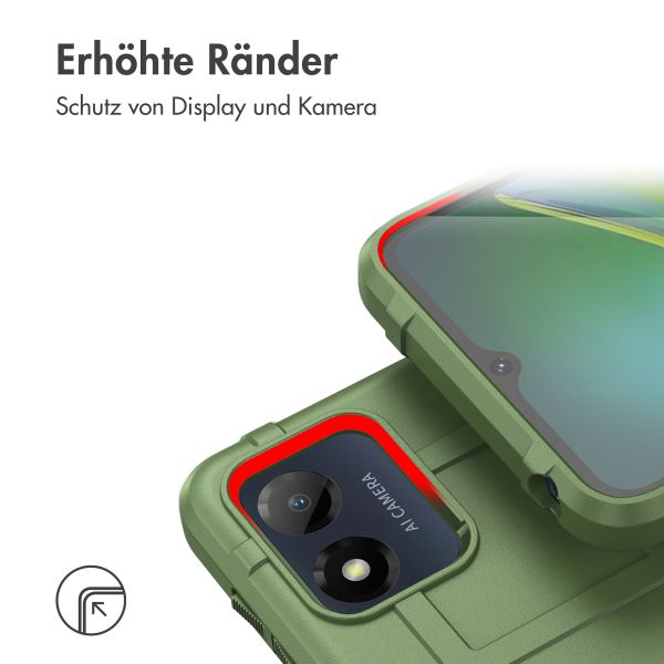 imoshion Rugged Shield Backcover für das Motorola Moto E13 - Grün