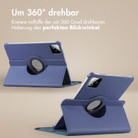 imoshion 360° drehbare Klapphülle Xiaomi Pad 8 / 8 Pro - Dunkelblau