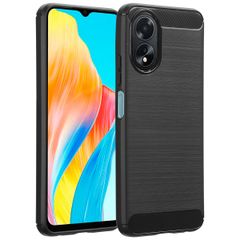 imoshion Brushed Back Cover für das Oppo A18 / Oppo A38 - Schwarz