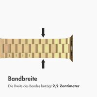 imoshion Edelstahlarmband für Apple Watch | 44/45/46/49 mm - Gold