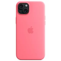 Apple Silikon-Case MagSafe für das iPhone 15 Plus - Rosa