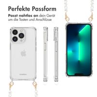 imoshion Back Cover mit Band + Armband Apple iPhone 13 Pro - Perlenherzen