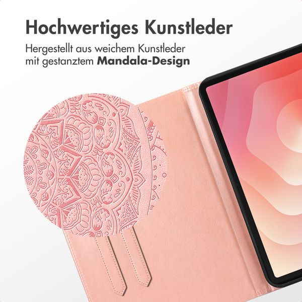 imoshion Mandala Klapphülle Samsung Galaxy Tab S11 - Rose Gold