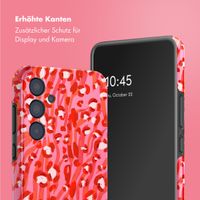 Selencia Vivid Tough Back Cover für das Samsung Galaxy A35 - Wild Spots Lipstick