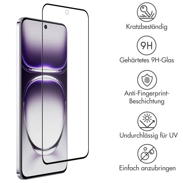 Accezz Screen Protector aus gehärtetem Glas für das Oppo Reno 12 Pro