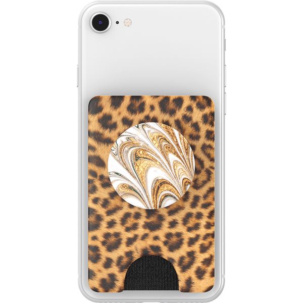 PopSockets PopWallet - Cheetah Chic