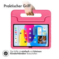 imoshion Schutzhülle mit Handgriff kindersicher für das iPad 11 (2025) 11 Zoll / iPad 10 (2022) 10.9 Zoll - Rosa