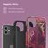 Selencia Vivid Backcover iPhone 11 - Marble Purple