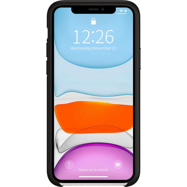 Valenta Luxe Leather Backcover für das iPhone 11 - Schwarz