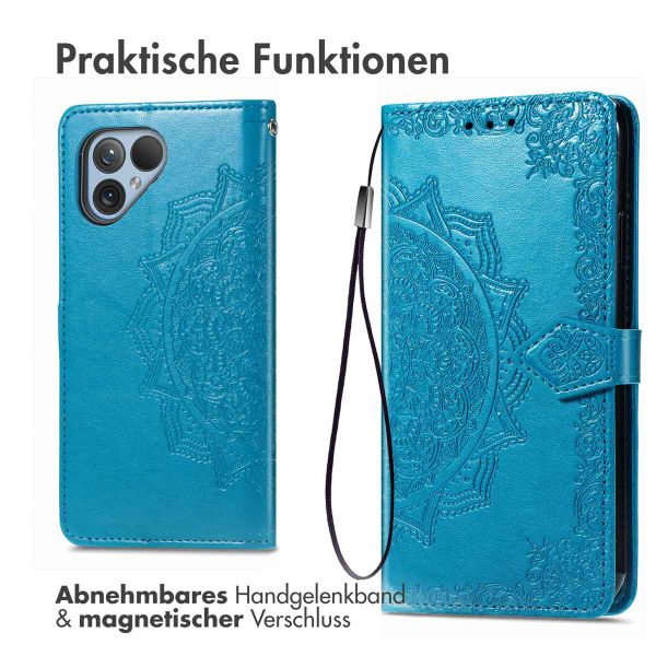imoshion Mandala Klapphülle Fairphone 5 - Türkis