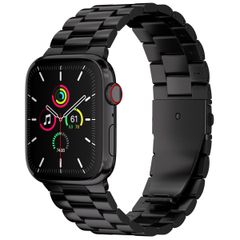 imoshion Edelstahlarmband für das Apple Watch Series 1 bis 10 / SE / Ultra (2) (44/45/46/49 mm) - Schwarz