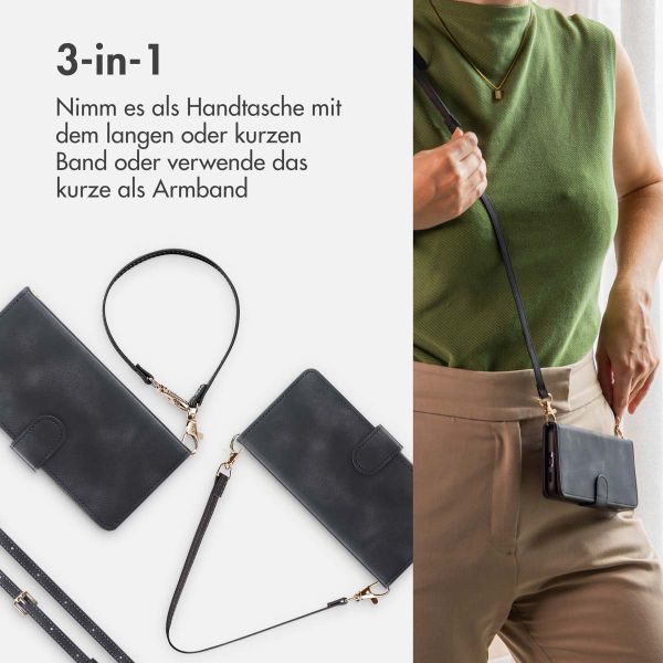 imoshion Klapphülle mit Kordel Samsung Galaxy S22 - Schwarz