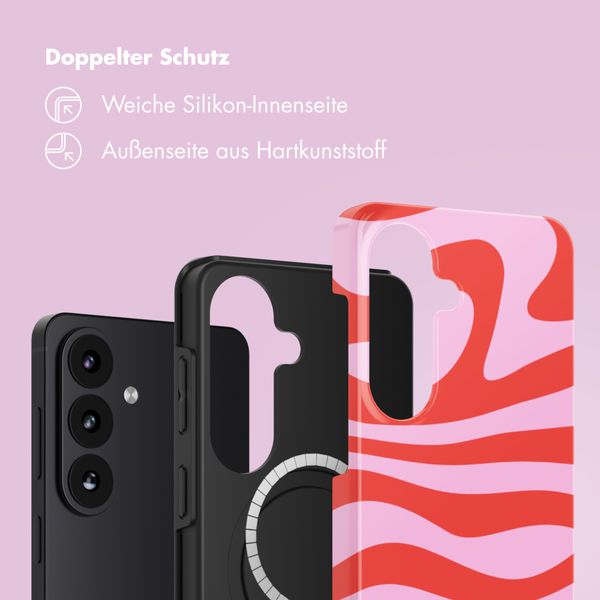 Selencia Vivid Rückabdeckung mit MagSafe Samsung Galaxy S26 - Dream Swirl Pink