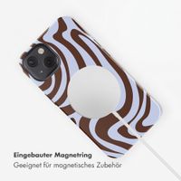 Selencia Vivid Rückabdeckung mit MagSafe Apple iPhone 13 - Dream Swirl Chocolate
