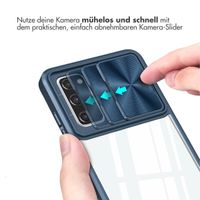 imoshion Back Cover mit Kameraschieber für das Samsung Galaxy S20 FE - Dunkelblau