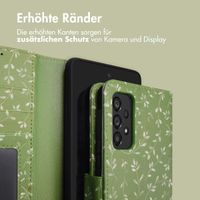 imoshion Design Klapphülle Samsung Galaxy A53 - Green Flowers