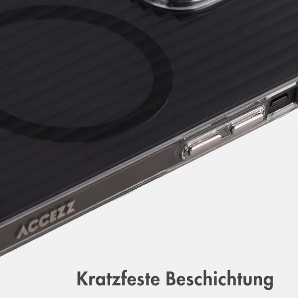 Accezz Lite Backcover mit MagSafe | Fluted | Apple iPhone 14 - Schwarz