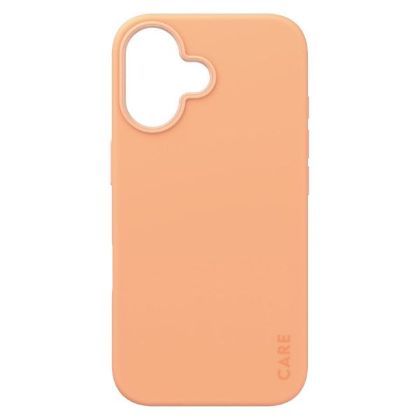 CARE by PanzerGlass Fashion Back Cover MagSafe Apple iPhone 16 - Peachy