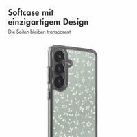 imoshion Design Hülle Samsung Galaxy S25 FE - Smoke Green Flowers