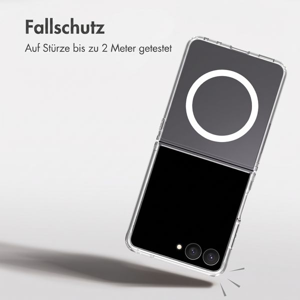 Accezz Xtreme Impact Backcover mit MagSafe Samsung Galaxy Z Flip 8 - Transparent