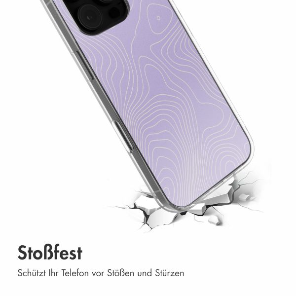 imoshion Design Hülle iPhone 16 Pro - Topo Lilac