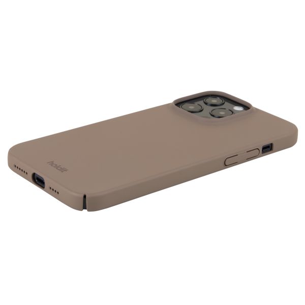 Holdit Slim Case Apple iPhone 15 Pro Max - Mocha Brown