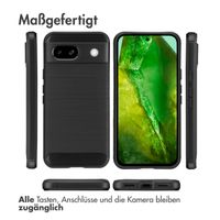 imoshion Brushed Back Cover Google Pixel 8a - Schwarz