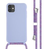 imoshion Silikonhülle mit Band für das Apple iPhone 11 - Violett